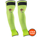 Proflex By Ergodyne 18" Lime Cut-Resistant Protective Arm Sleeve Pair, PK144 7941CAPR18